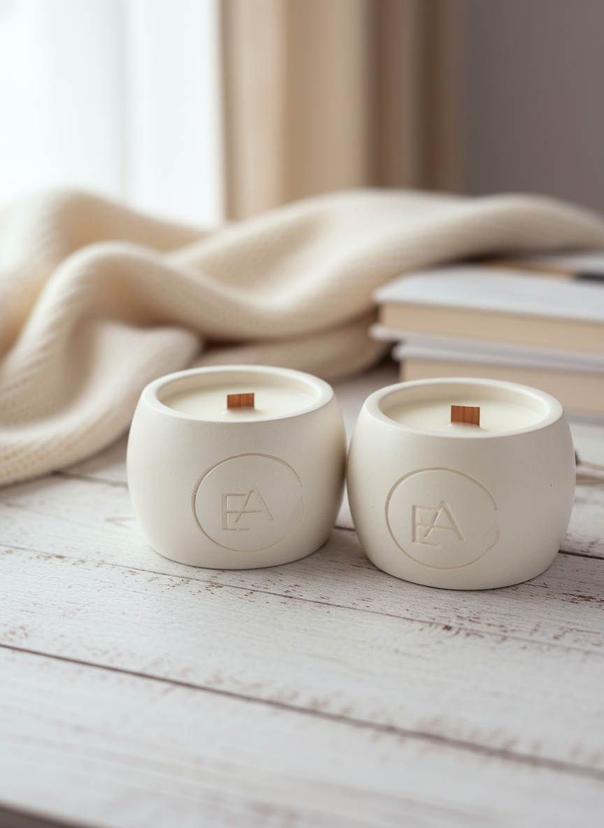 Κομψό Ξύλινο Φυτίλι