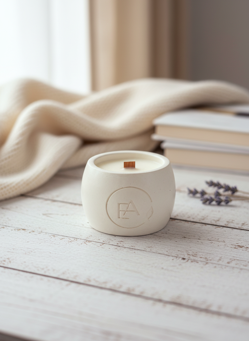 Κομψό Ξύλινο Φυτίλι