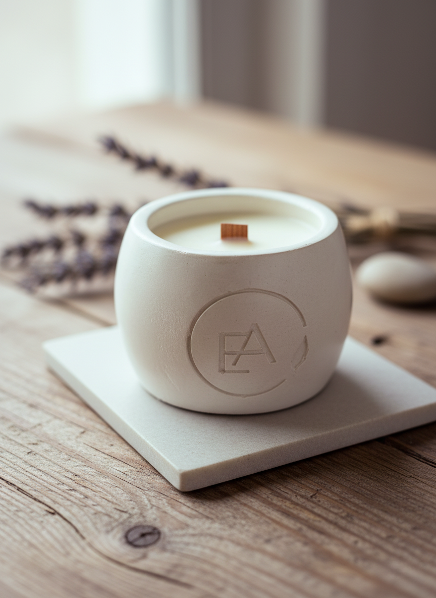 Κομψό Ξύλινο Φυτίλι